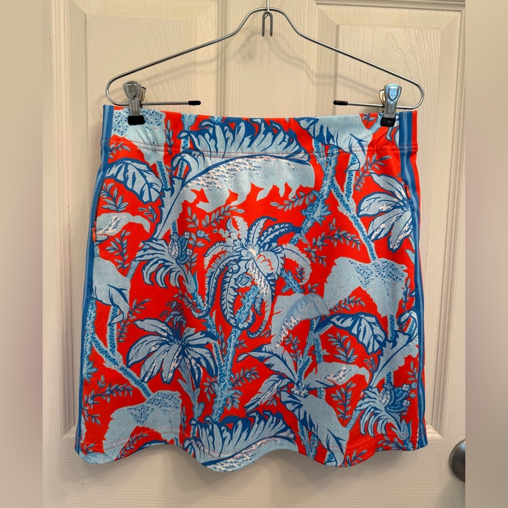 Gretchen Scott Jersey Tropical Skort EUC